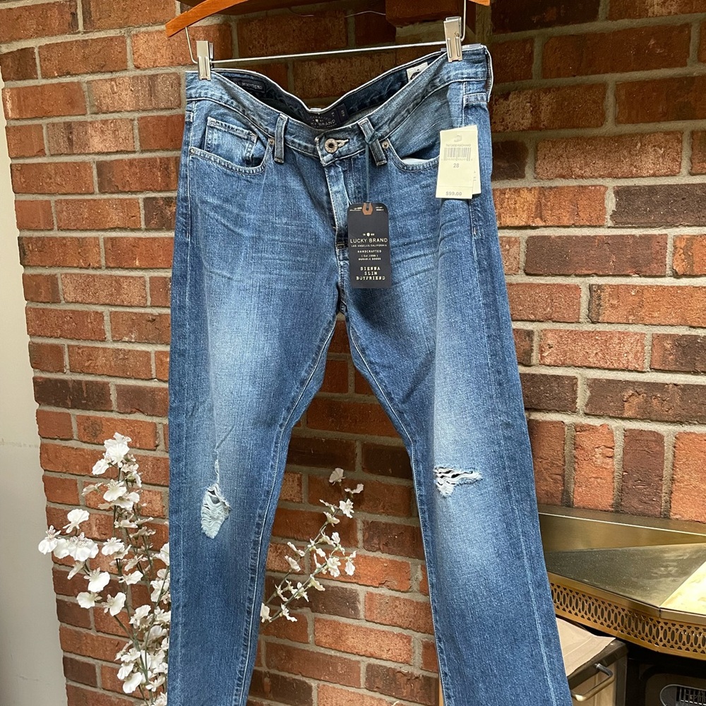 Lucky Brand Sienna Slim Boyfriend Jeans - Blue